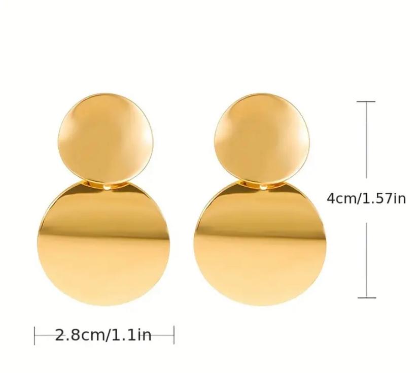 Aretes colgantes geométricos