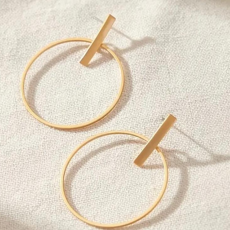 Pendientes de Gota de Circulo